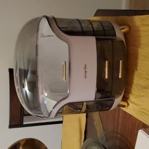 Large capacity Makeup Storage Box Organizer with Dustproof Lid and Drawers